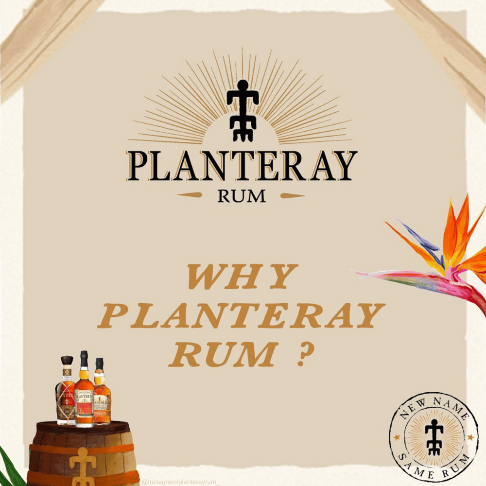 Neues Planteray Logo mit Text "Why Planteray Rum?"