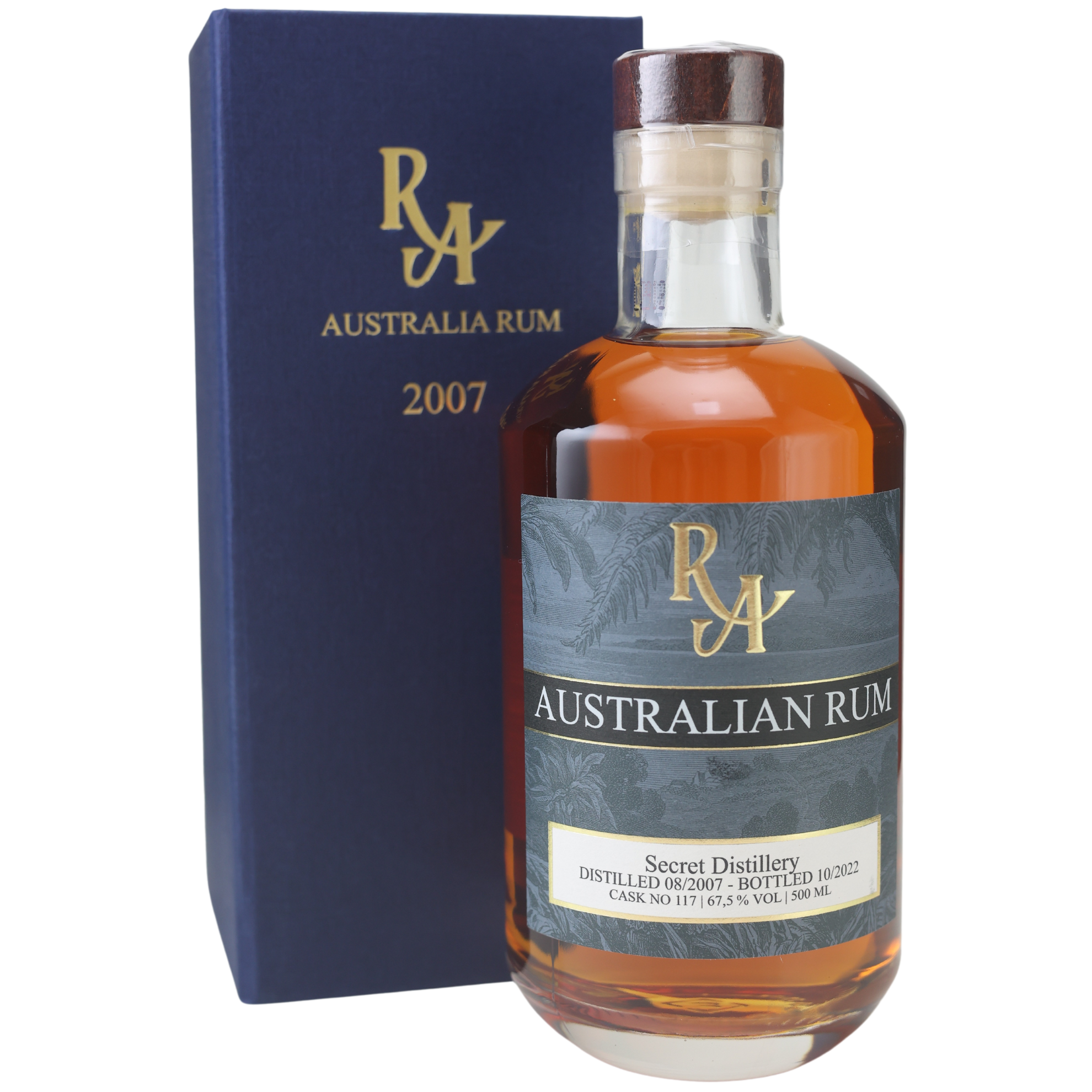 Rum Artesanal Australia Secret Distillery 2007 Rum 67,5% 0,5l