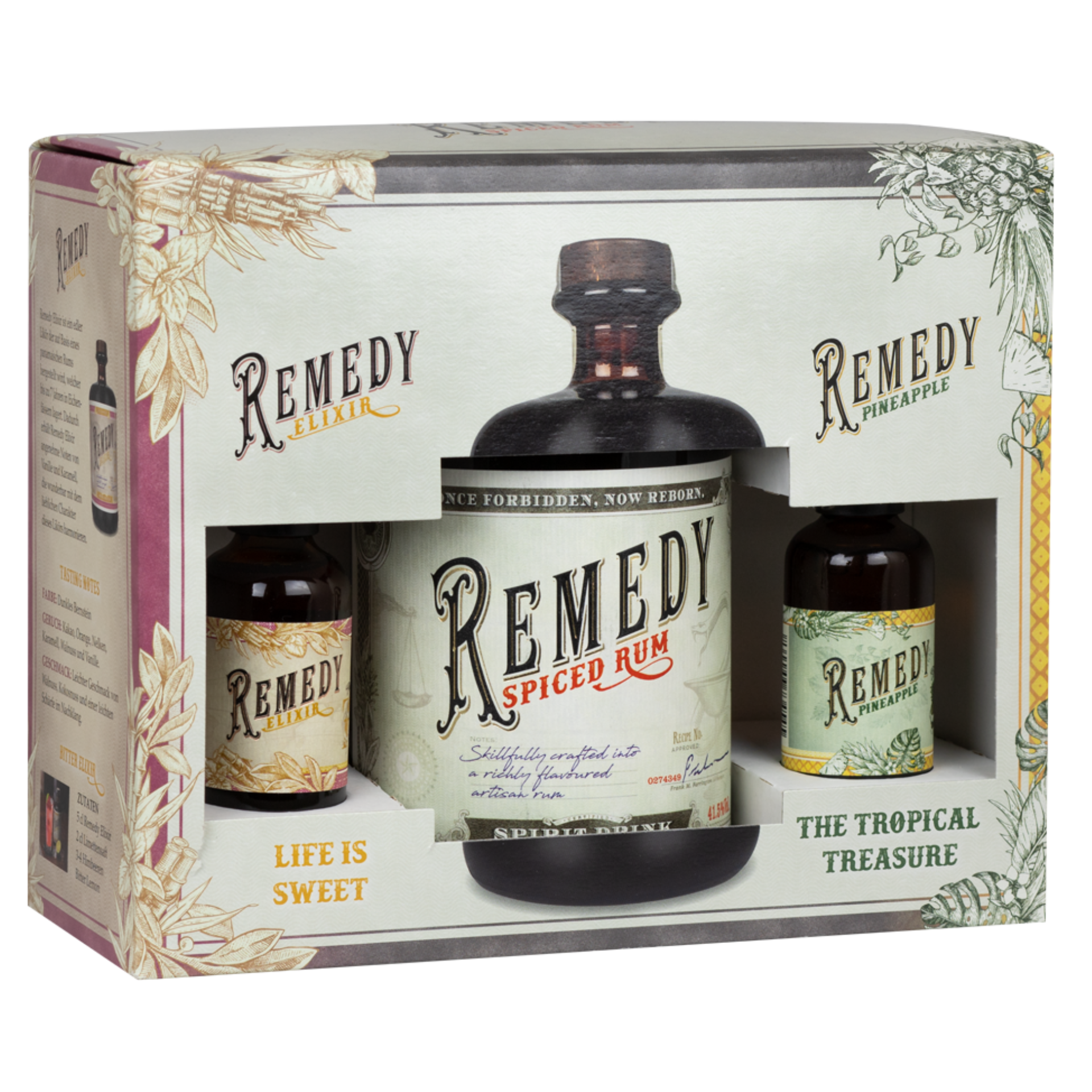 Remedy Spiced (Rum Basis) Geschenkset mit 2x 50ml Remedy Gratis