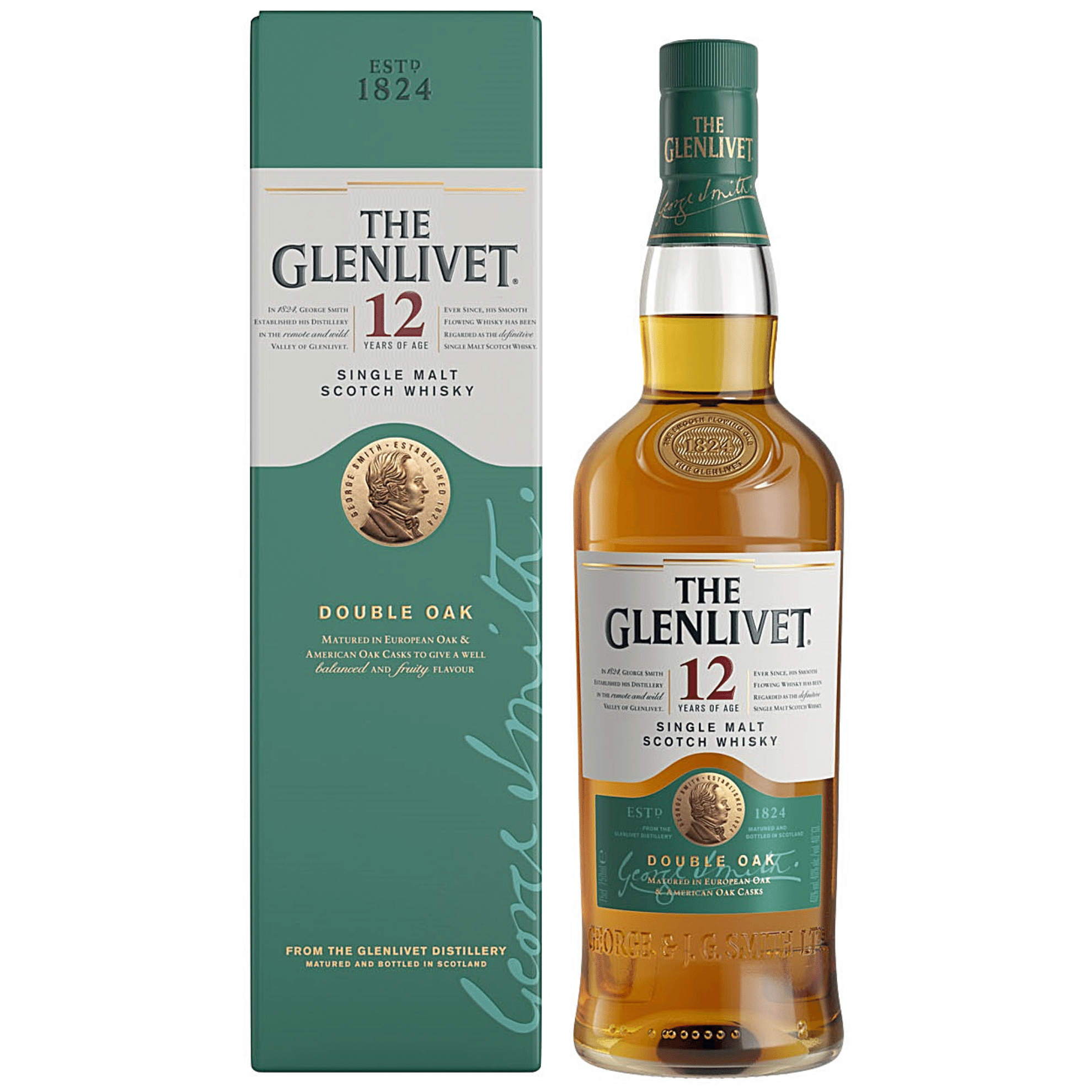 Glenlivet 12 Jahre Double Oak Speyside Whisky 40% 0,7l