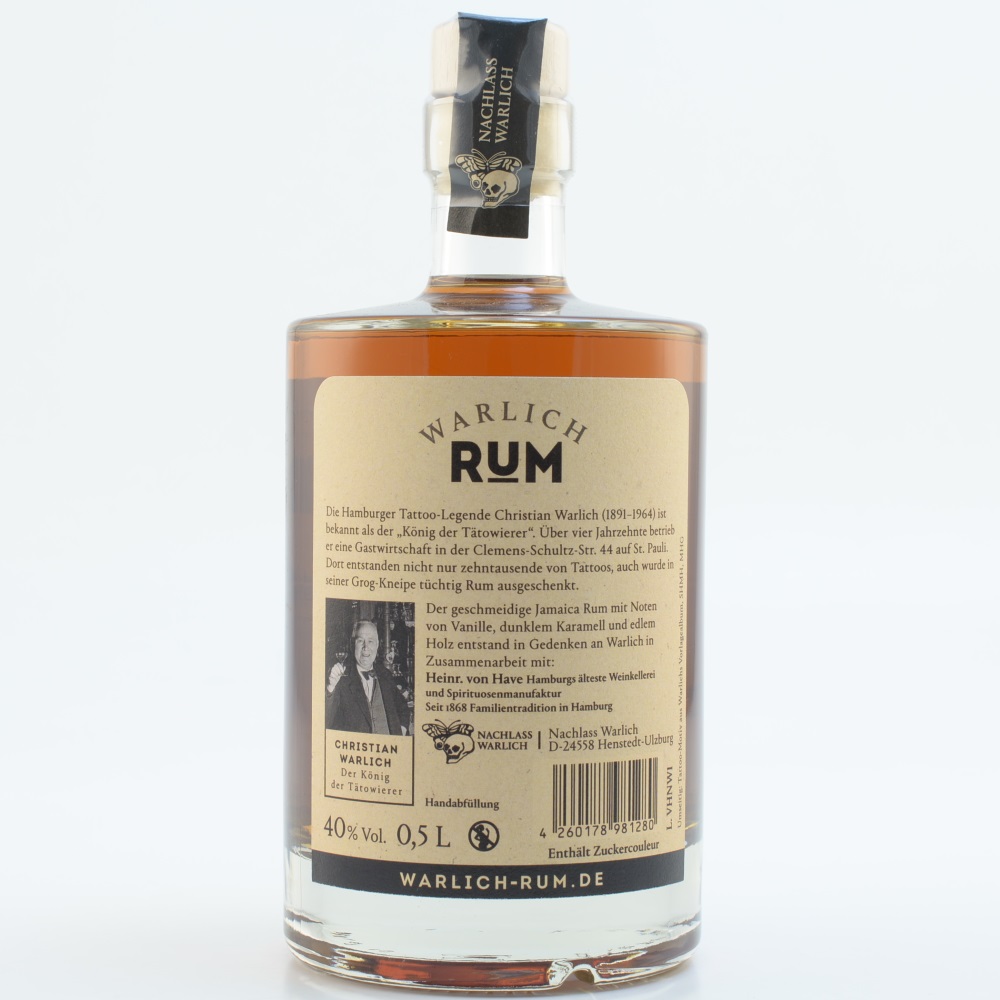 Warlich Rum - Demon Design Edition 40% 0,5l