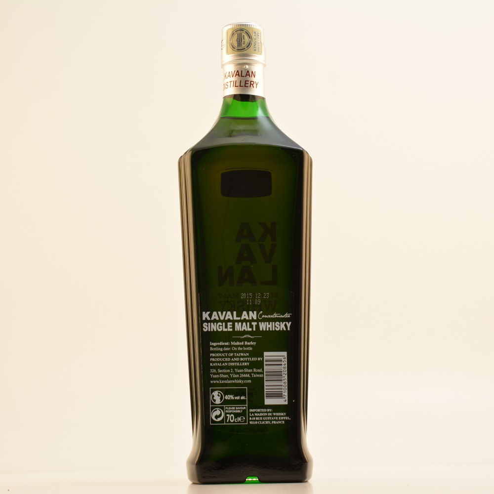 Kavalan Concertmaster Port Cask Finish Single Malt Whisky 40% 0,7l