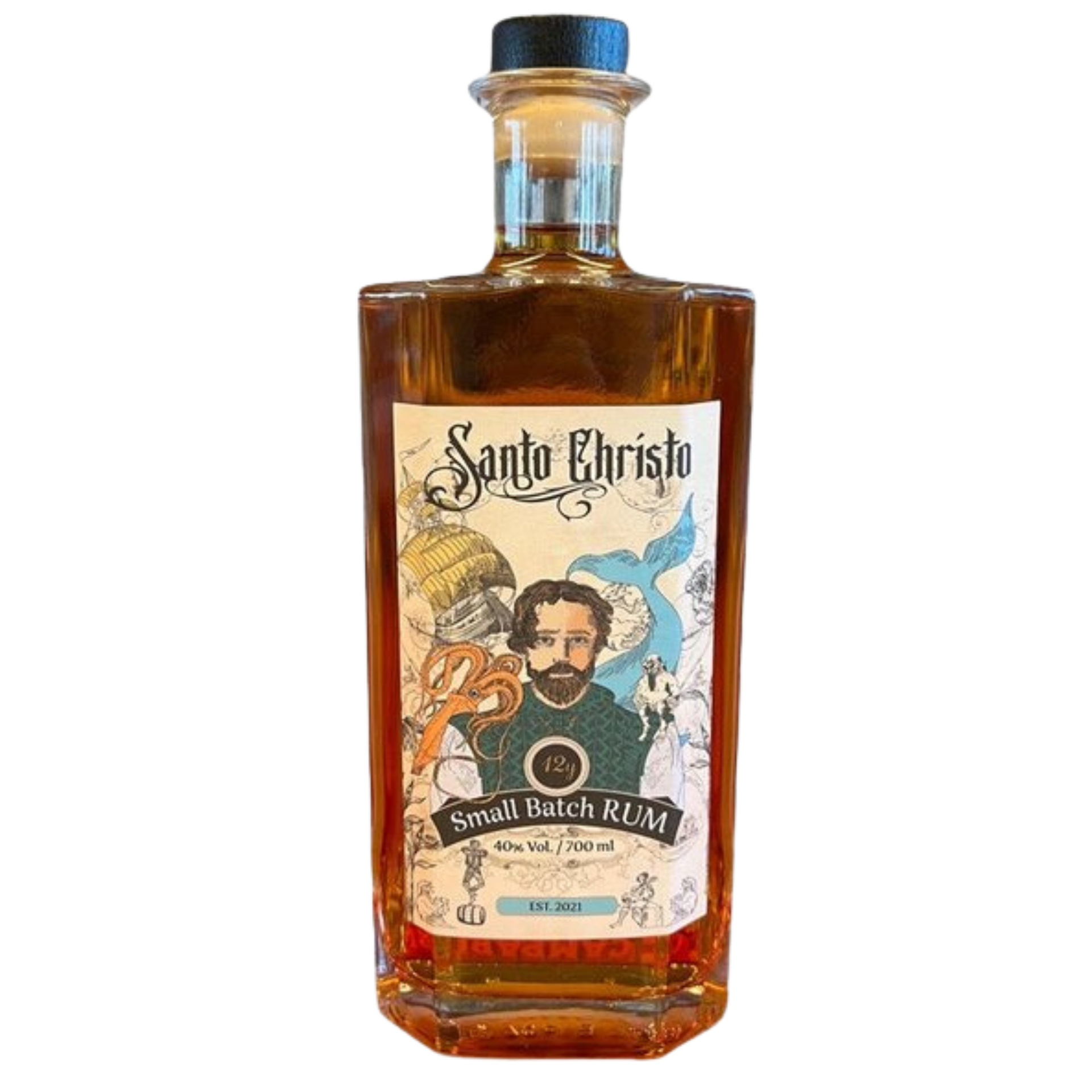 Santo Christo 12 Jahre Small Batch Rum 40% 0,7l