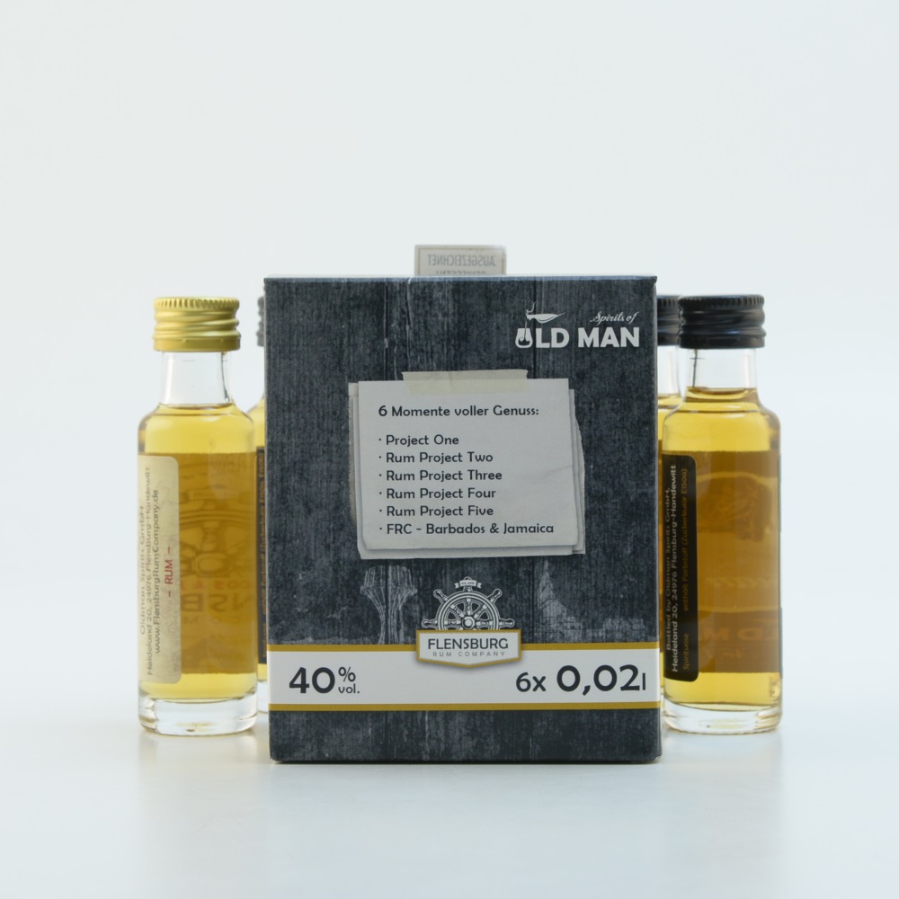 Rum Tastingbox by Spirits of Old Man 6x 0,02l