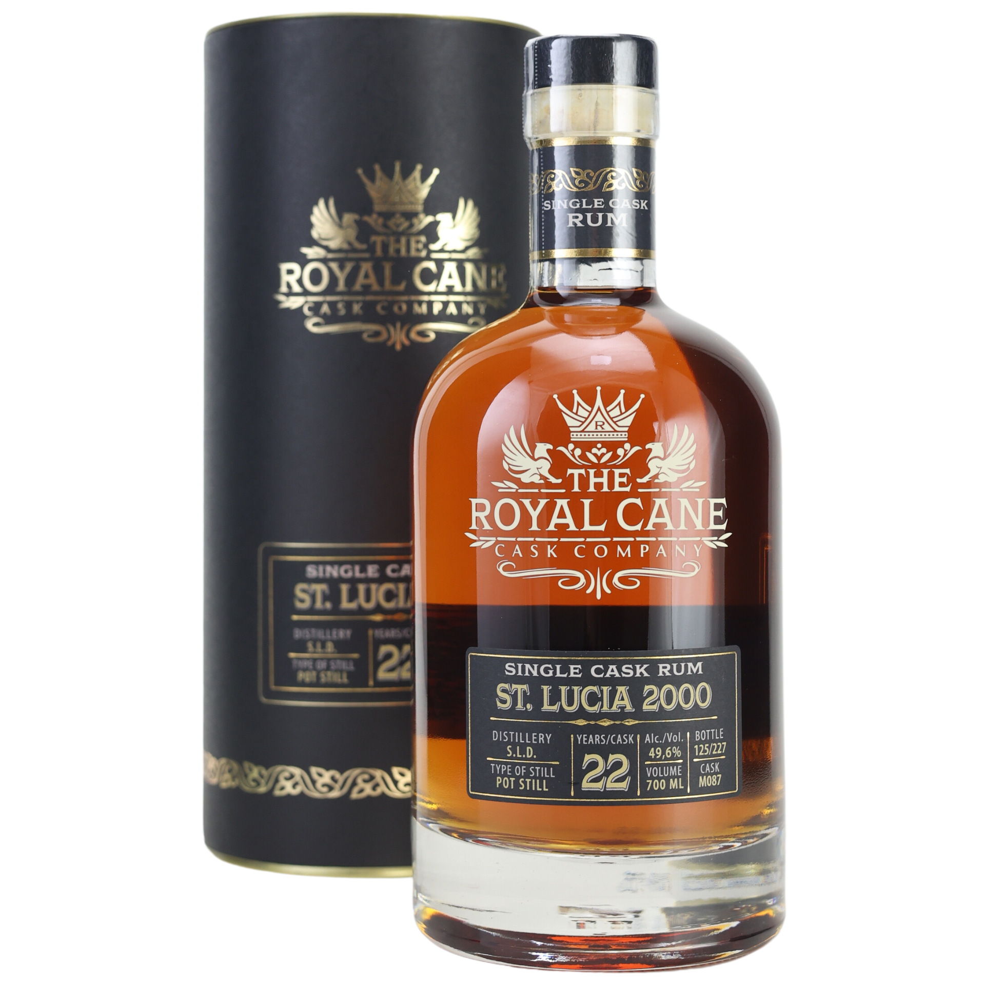 Royal Cane St. Lucia 2000 Rum 49,6% 0,7l