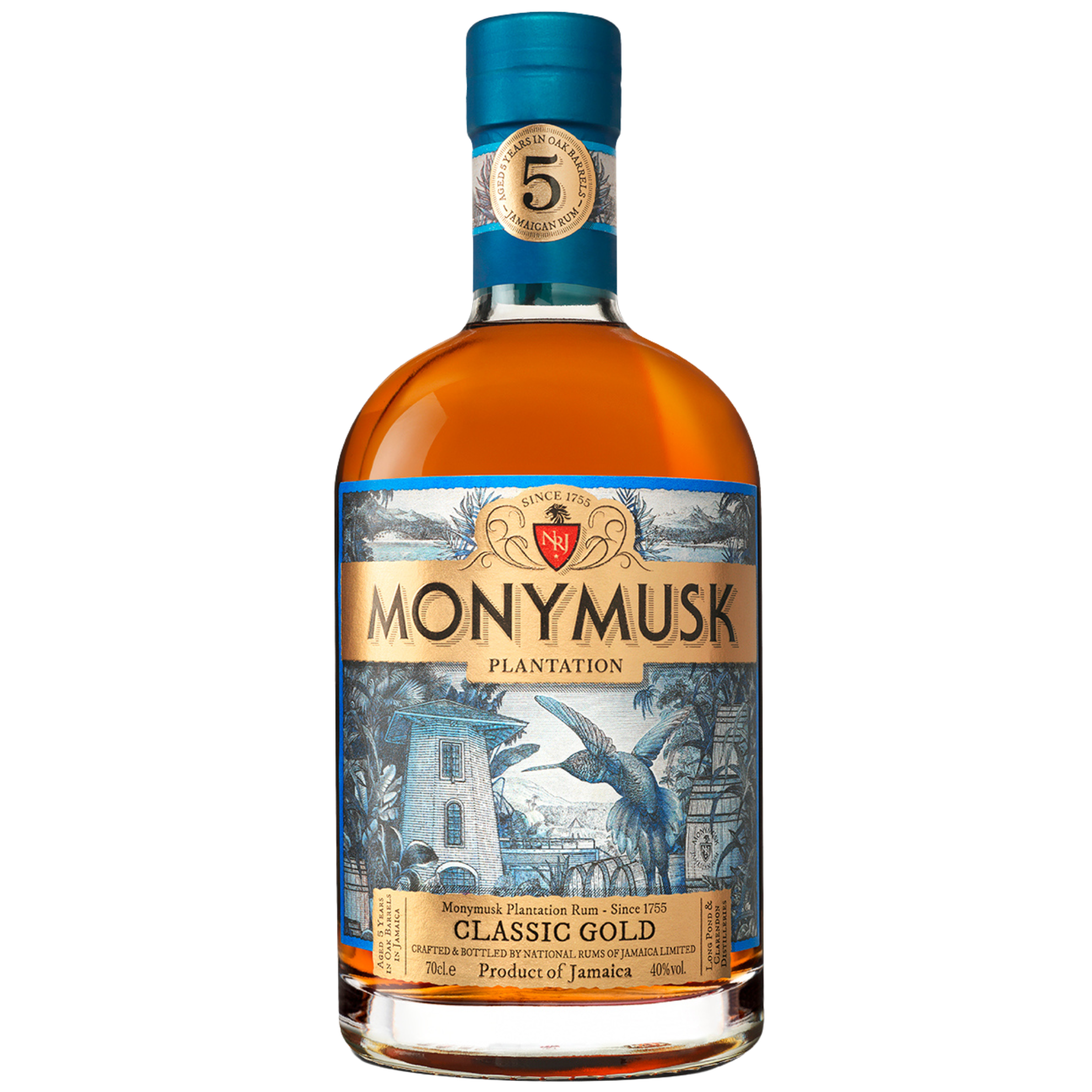 Monymusk Plantation Classic Gold 5 Jahre Rum 40% 0,7l