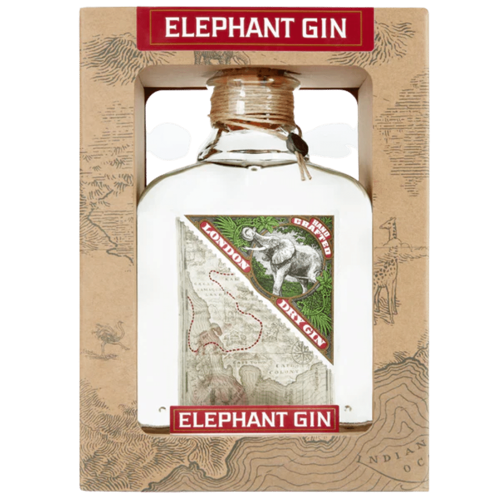 Elephant London Dry Gin Geschenkset mit Flaschenöffner