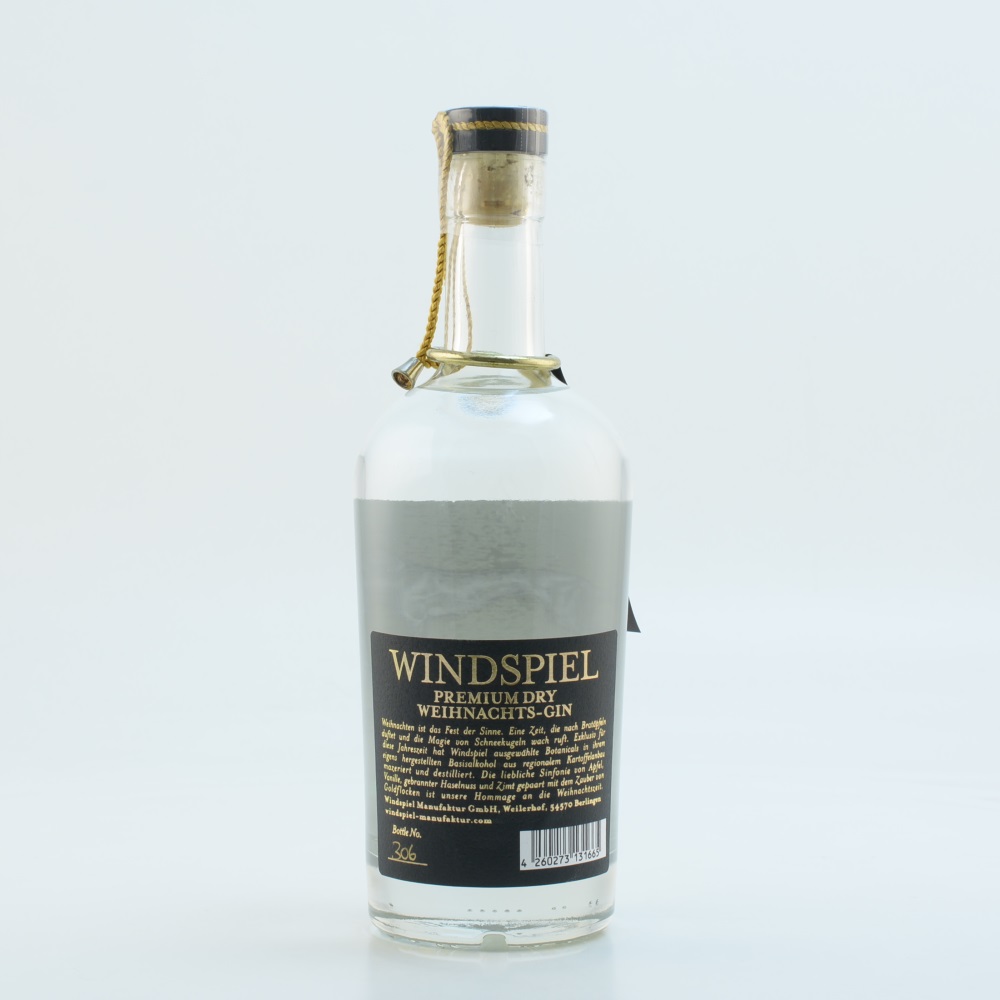 Windspiel Premium Weihnachts-Gin 47% 0,5l