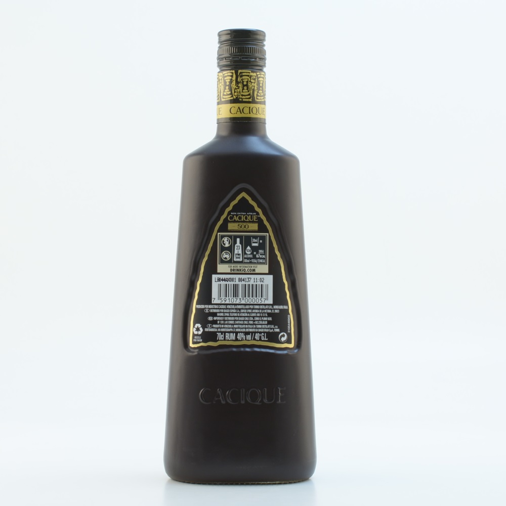 Cacique 500 Extra Anejo Rum 40% 0,7l