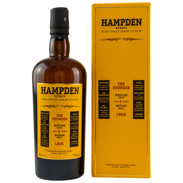 Hampden 2016/2021 LROK The Younger Rum 47% 0,7l