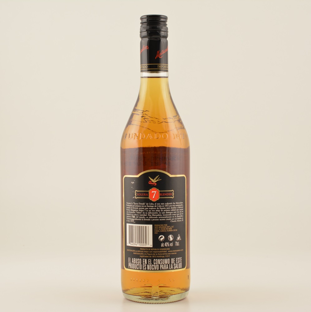 Matusalem Solera 7 Rum 40% 0,7l