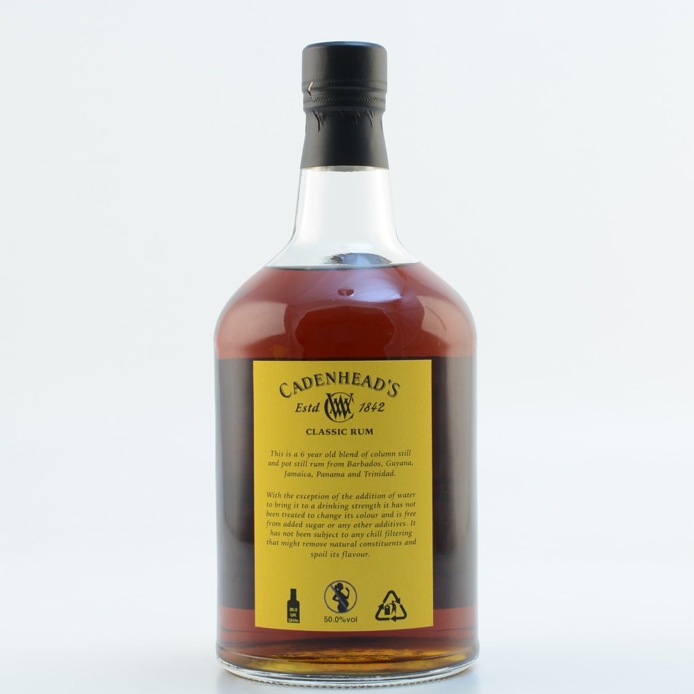Cadenhead's Classic Rum Produce of the Caribbean 50% 0,7l