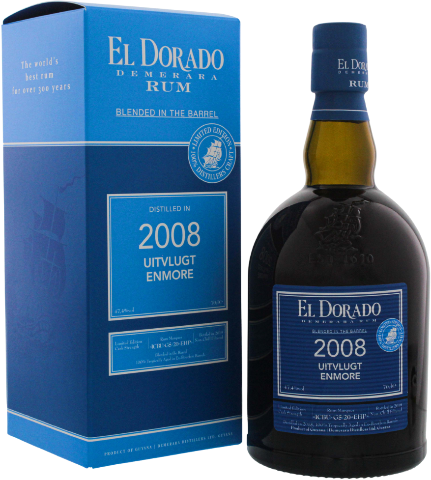 El Dorado Rum Blended in the Barrel 2008/2019 Uitvlugt Enmore Limited Edition 47,4% 0,7l