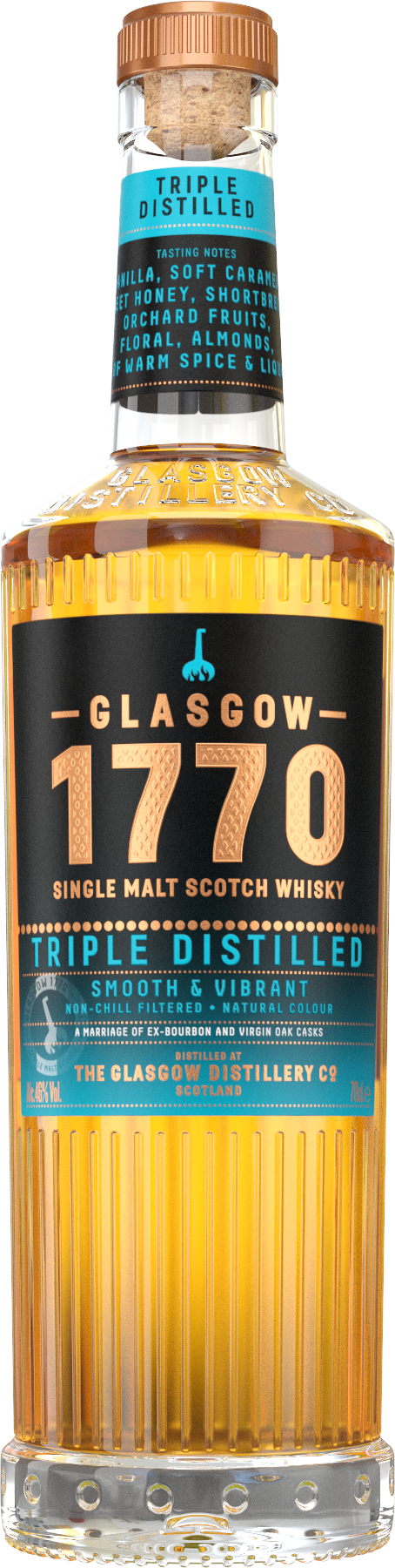 Glasgow 1770 Triple Distilled Smooth & Vibrant 46% 0,7l