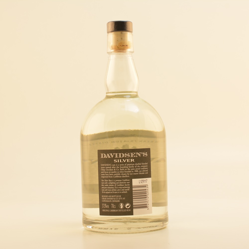 Davidsen´s Silver Caribbean Rum 37,5% 0,7l