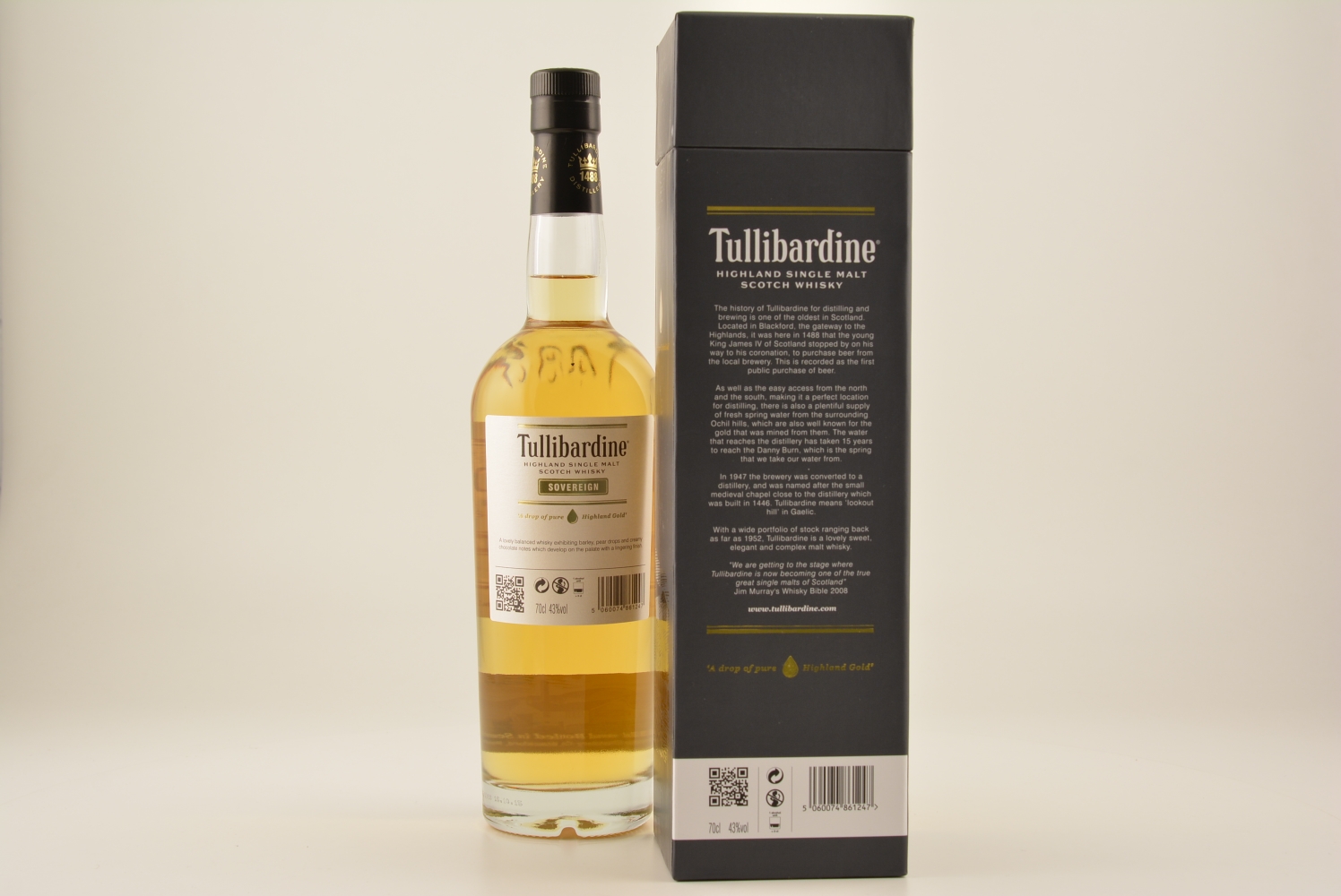 Tullibardine Sovereign Highland Single Malt Scotch Whisky 43% 0,7l