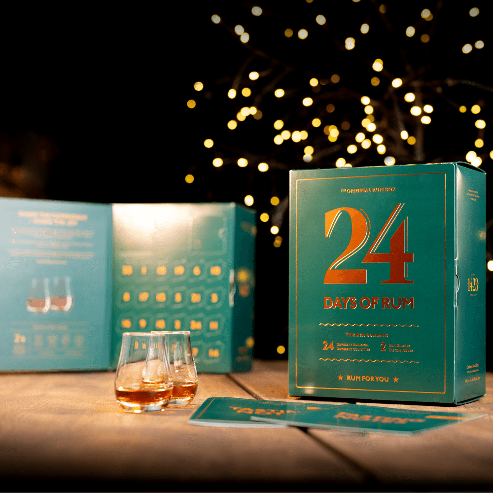 24 DAYS OF RUM 2022 - Adventskalender mit 24 Sorten Rum (inkl. 2x Tumbler)