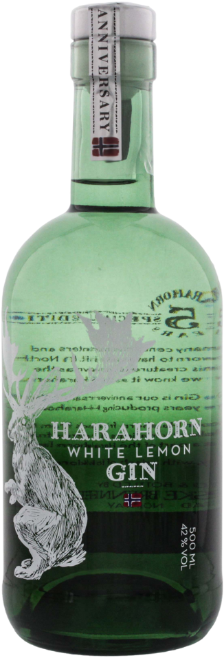 Harahorn Norwegian White Lemon Gin 42% 0,5l