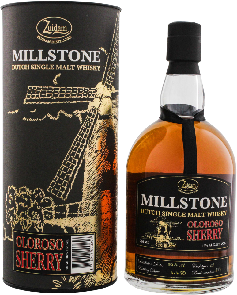 Zuidam Millstone Single Malt Whisky Oloroso Sherry Cask 2015/2018 46% 0,7l