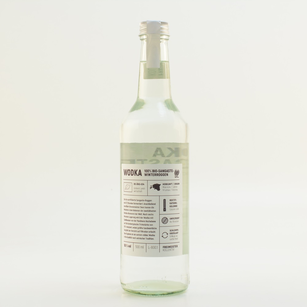 Freimeister Wodka BIO Sangaste 50% 0,5l