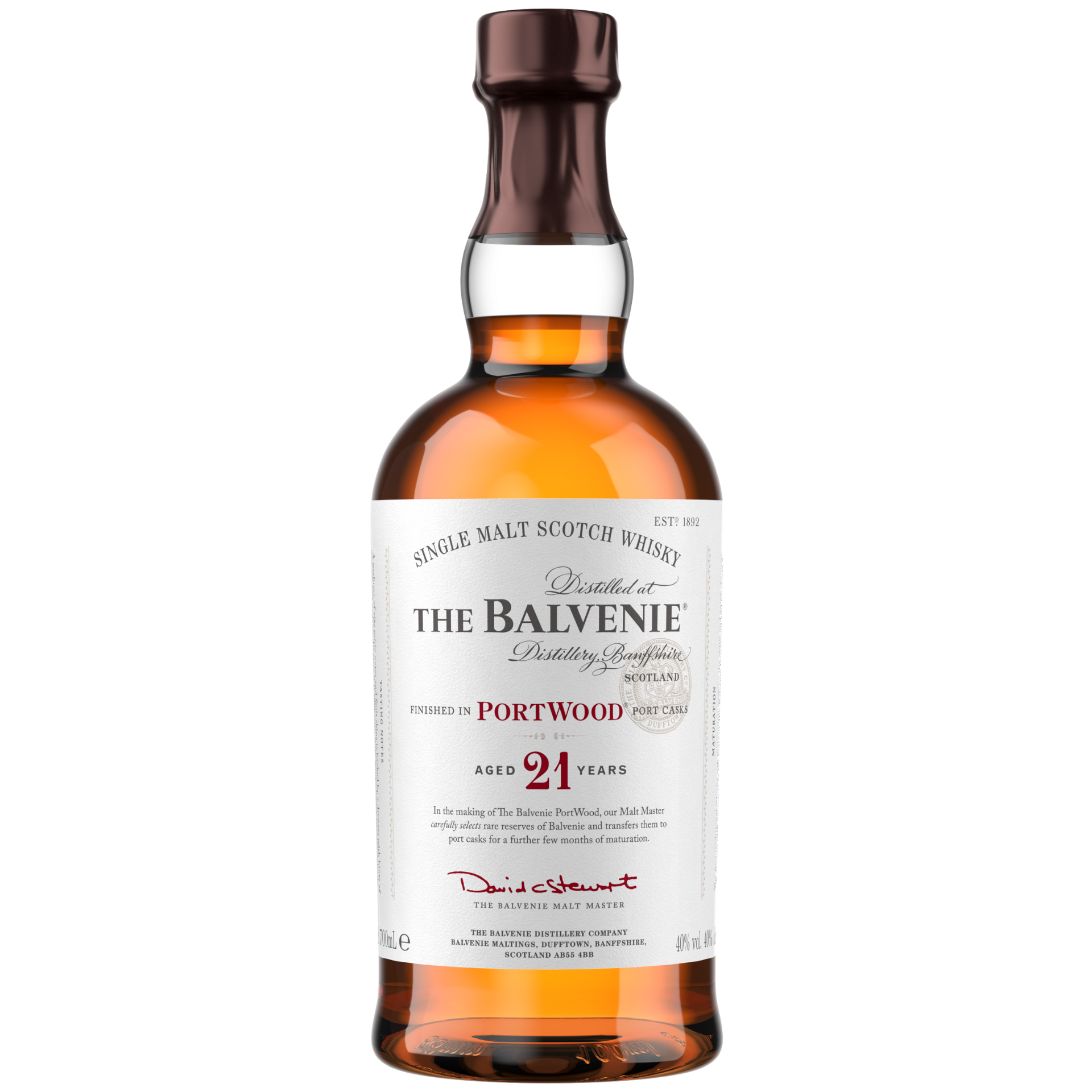 Balvenie 21 Jahre Portwood Speyside Whisky 40% 0,7l