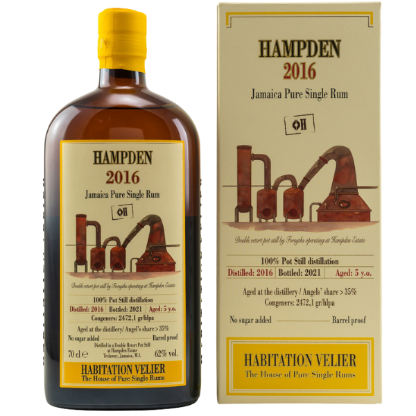 Habitation Velier Hampden 2016 H Rum 62% 0,7l
