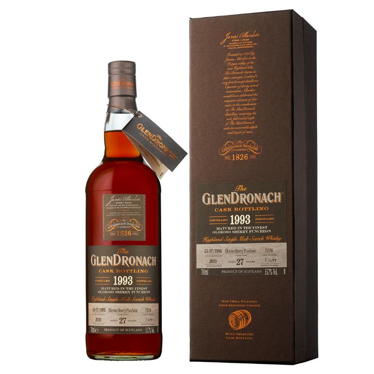 Glendronach 27 Jahre Old Oloroso Puncheon Whisky 53,7% 0,7l
