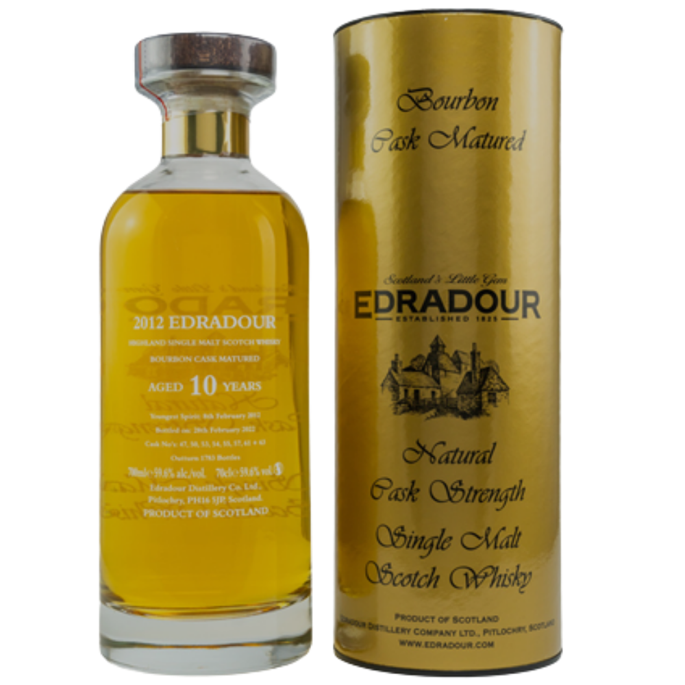 Edradour 10 Jahre Bourbon Cask Highland Single Malt Whisky 59,6% 0,7l