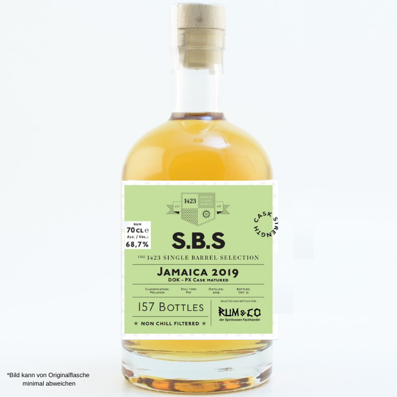 SBS Rum Jamaica DOK 2019 - Rum & Co Edition 68,7% 0,7l