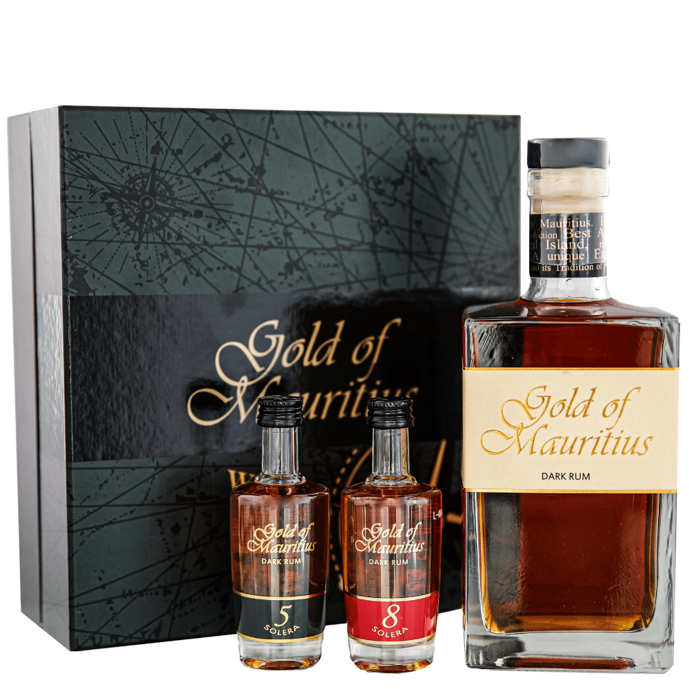 Gold of Mauritius Dark Rum Geschenkset