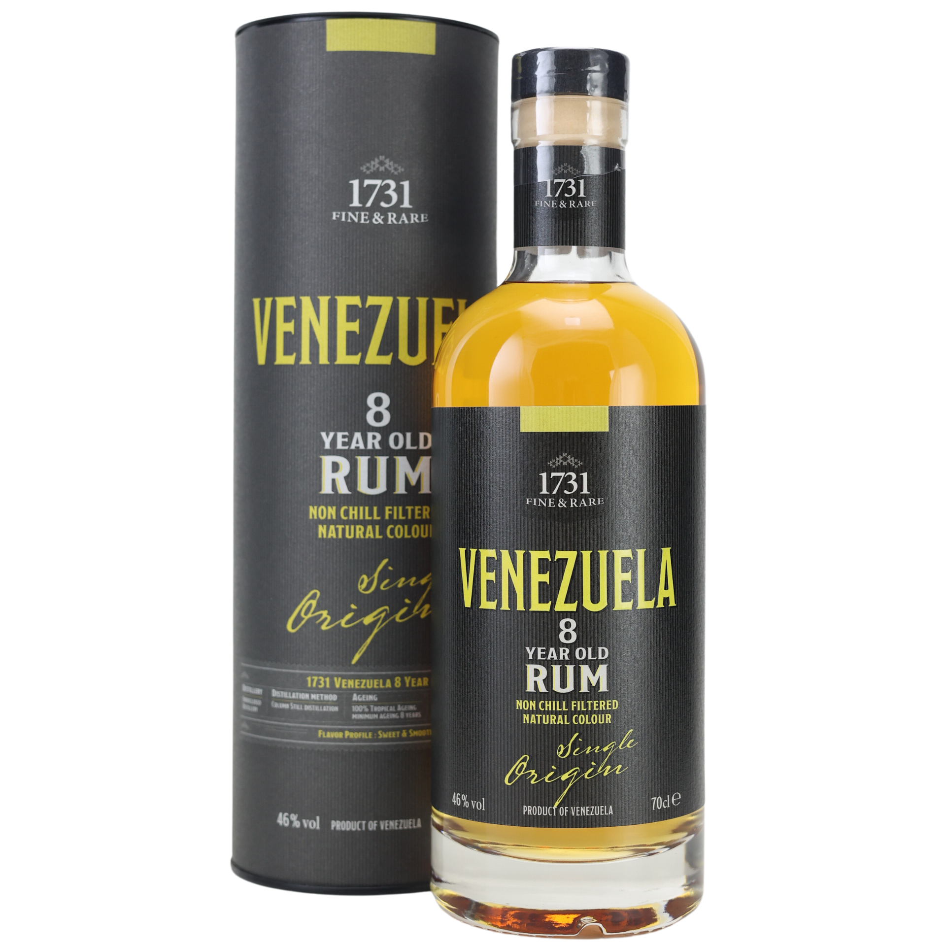 1731 Fine & Rare Venezuela 8 Jahre Rum 46% 0,7L