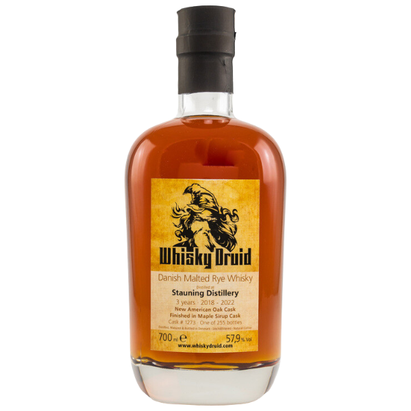 Druid Stauning Distillery Danish Malted Rye Whisky 57,90% 0,7l