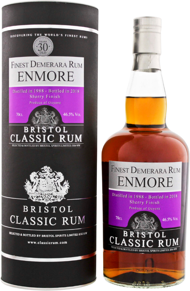 Bristol Enmore Guyana Rum 1988/2018 (30J) Sherry Finish 46,5% 0,7l