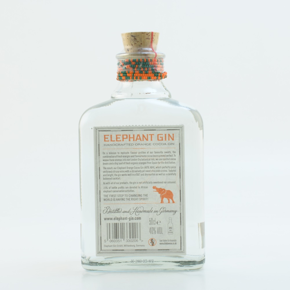 Elephant Orange Cocoa Gin 40% 0,5l