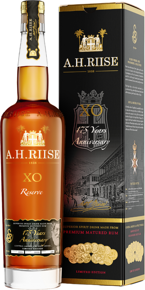 A.H. Riise XO Reserve 175 Jahre Anniversary Ltd Edt. (Rum-Basis) 42% 0,7l