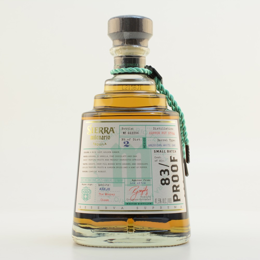 Sierra Milenario Tequila Anejo 41,5% 0,7l