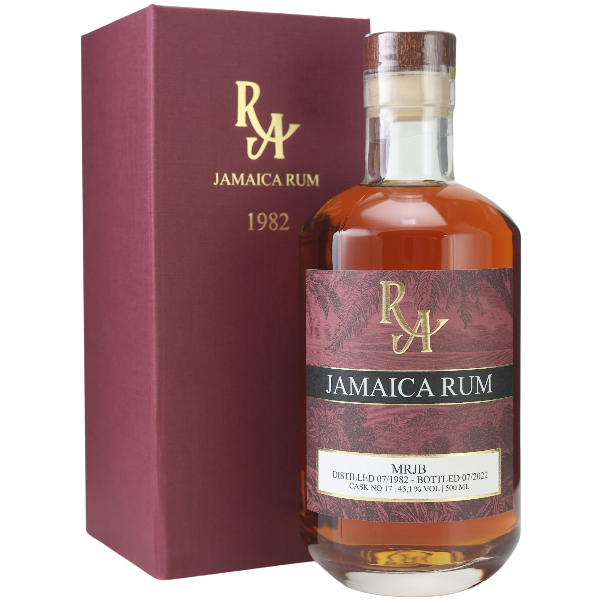 Rum Artesanal Jamaica MRJB 1982 Single Cask Rum 45,1% 0,5l