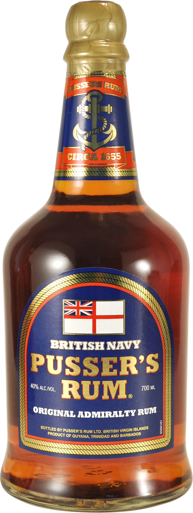 Pussers British Navy Rum 40% 0,7l
