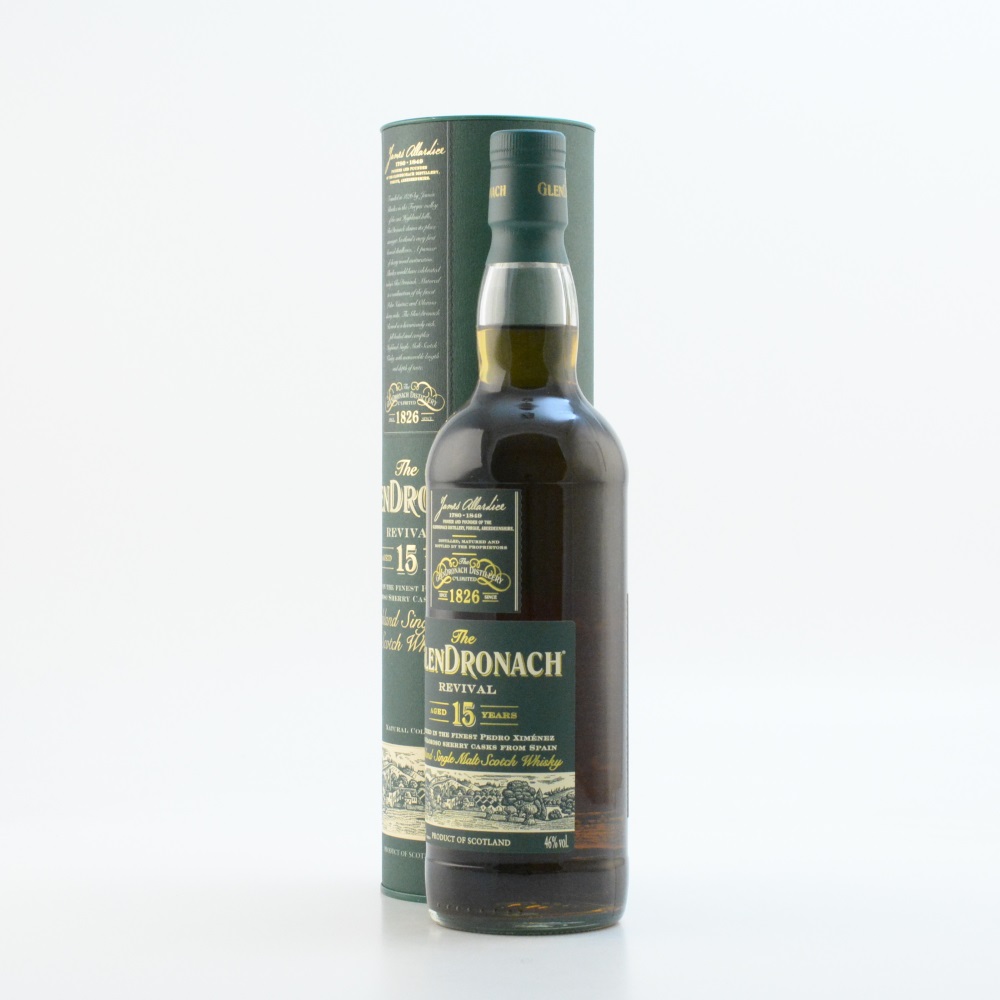 Glendronach 15 Jahre Revival Malt Whisky 2021 Edt 46% 0,7l