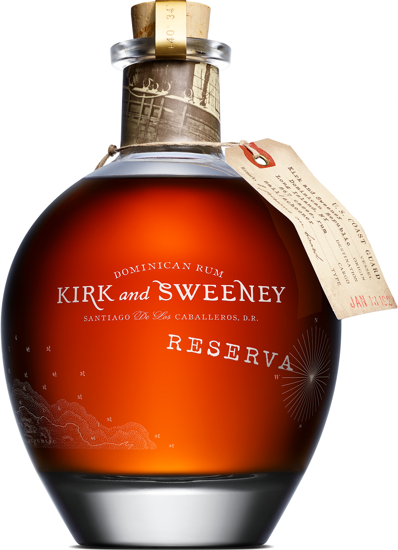 Kirk and Sweeney Reserva Blended Dominican Rum 40% 0,7l