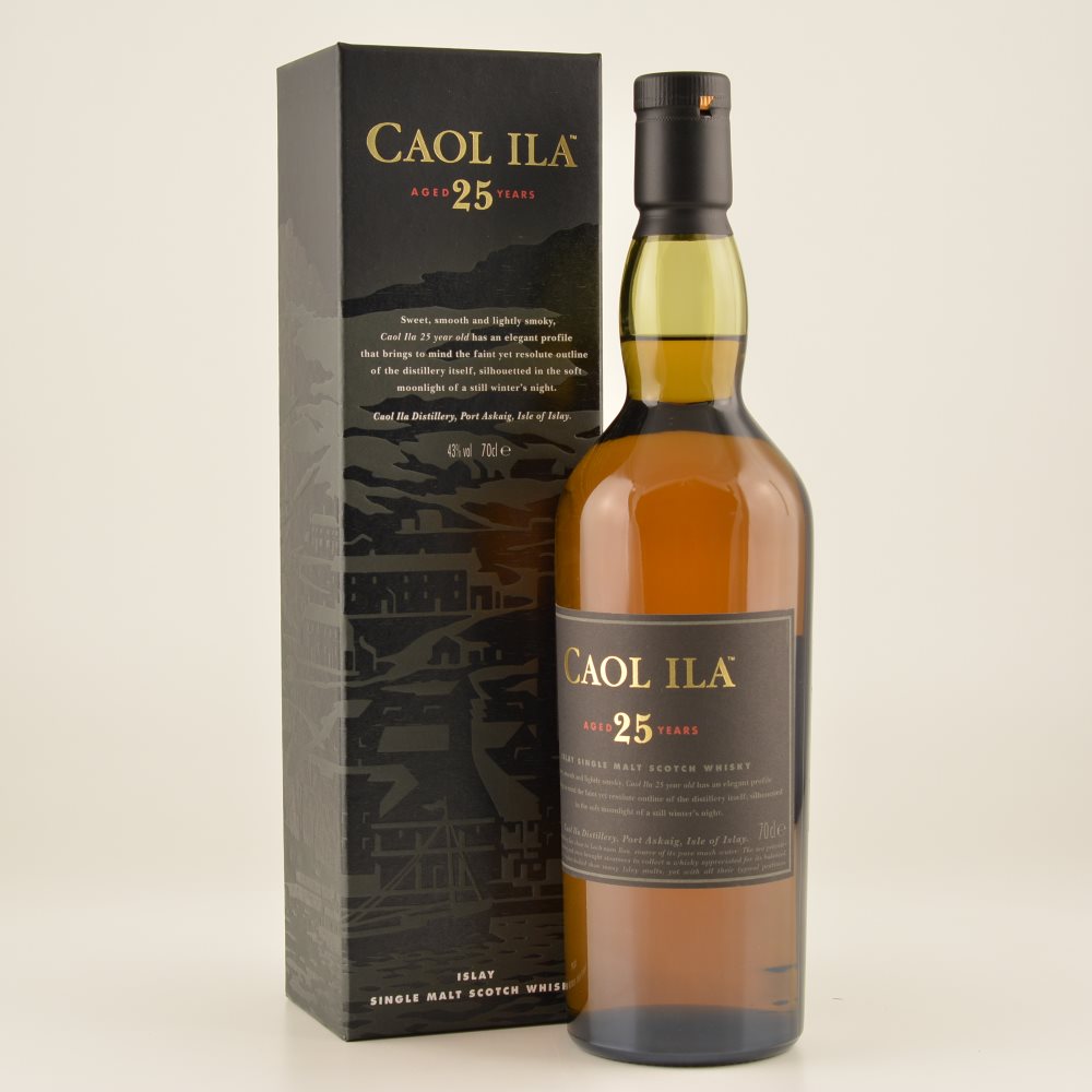 Caol Ila 25 Jahre Islay Whisky 43% 0,7l