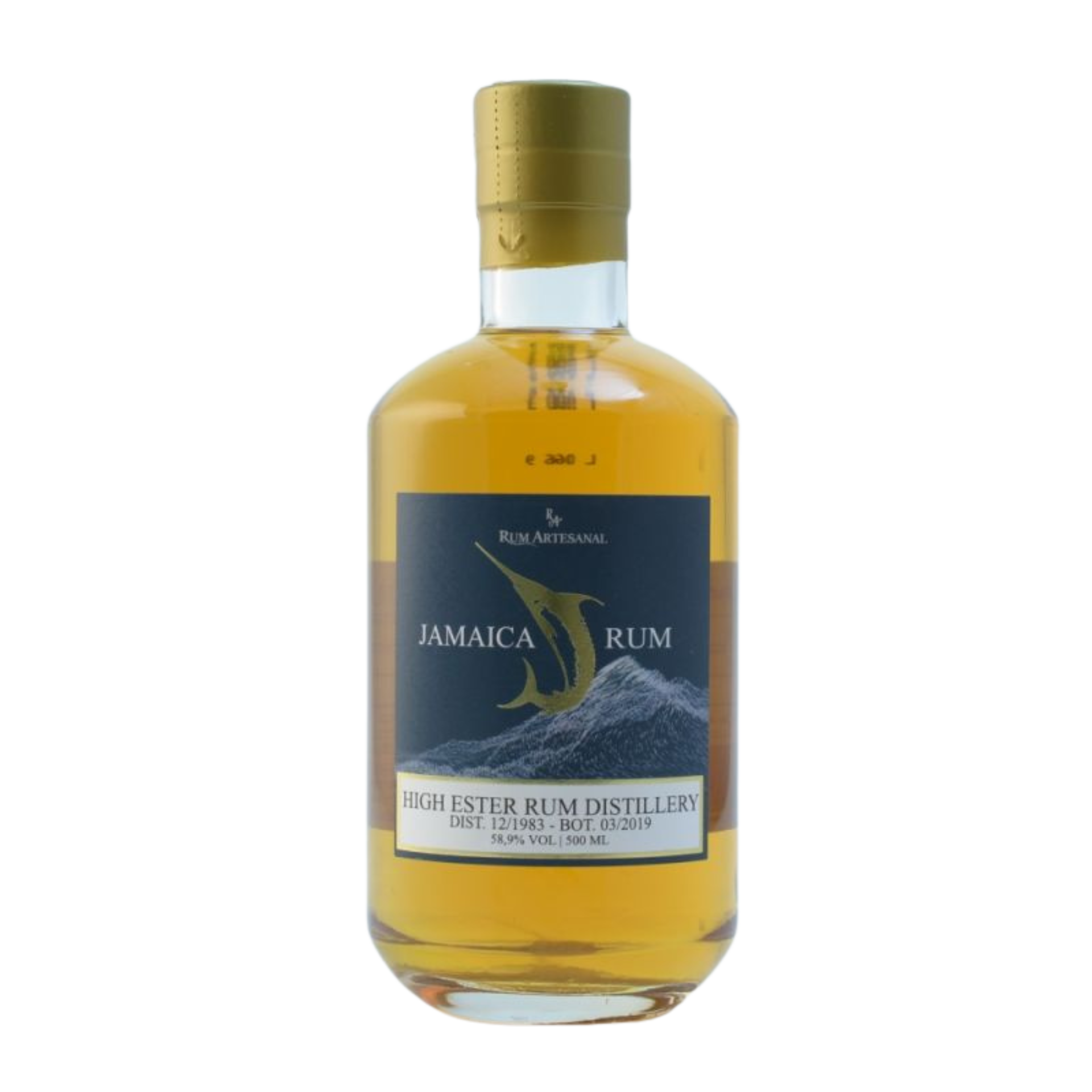 Rum Artesanal Jamaica High Ester (HD) 1983/2019 58,9% 0,5l