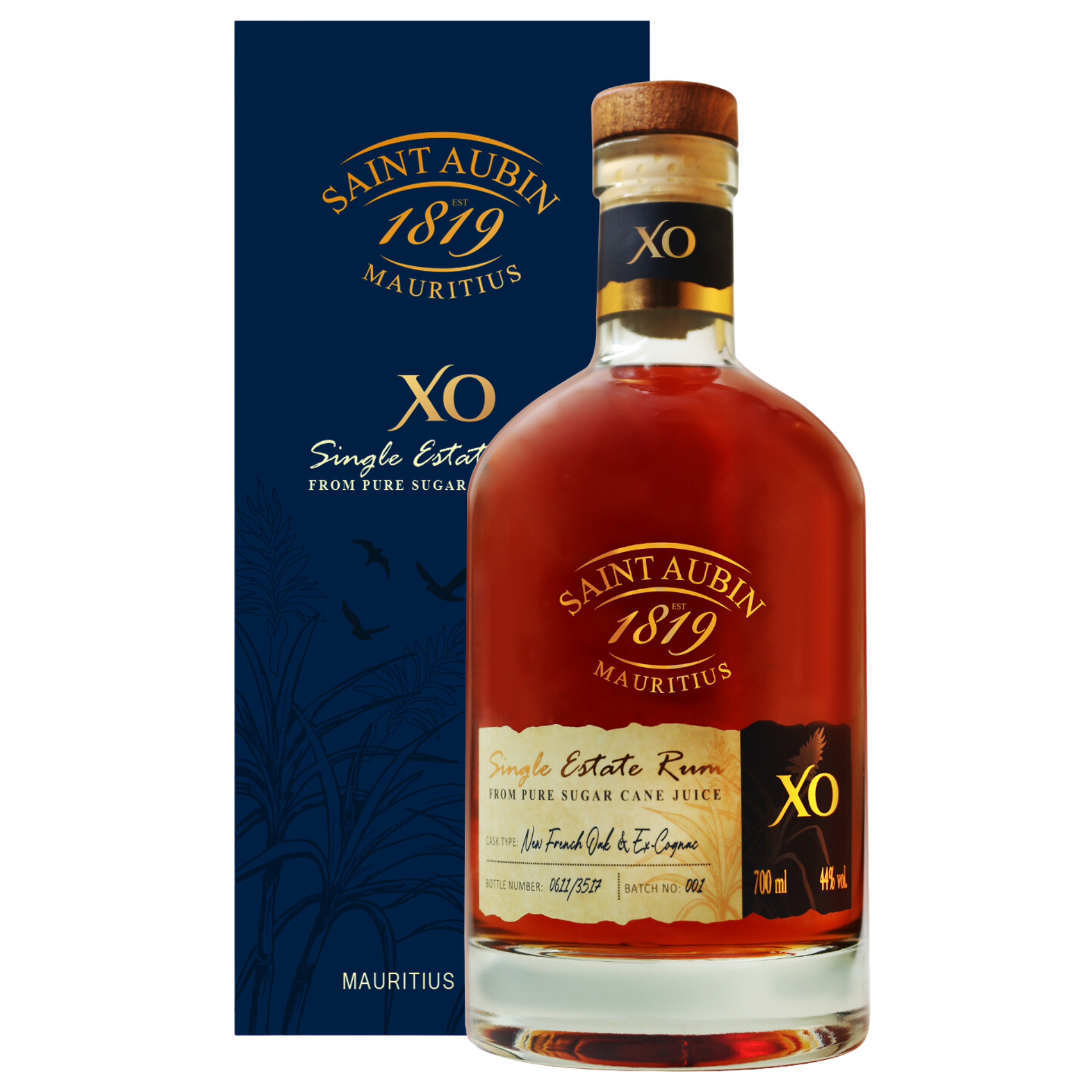 St. Aubin XO Rum 44% 0,7L