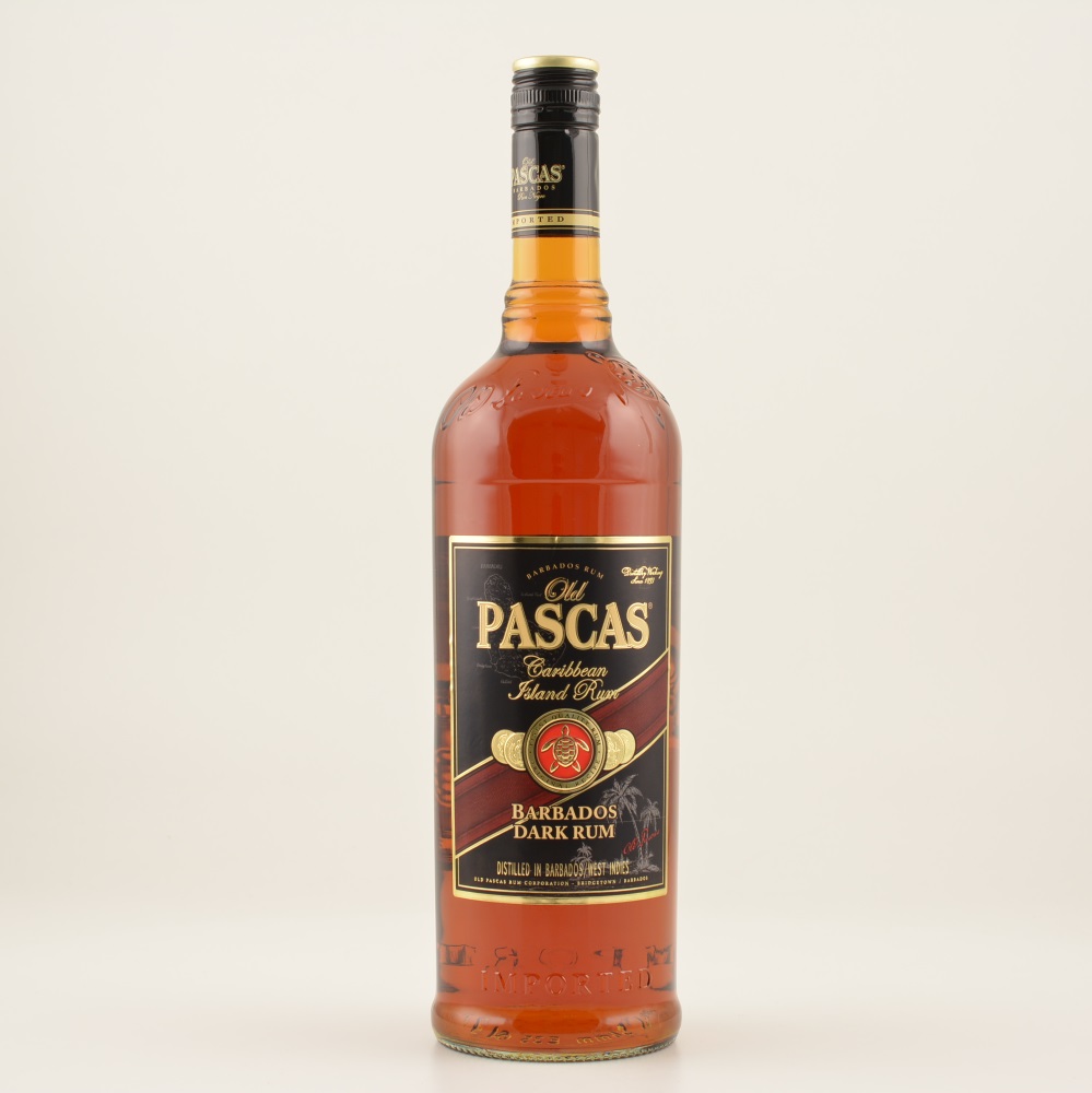 Old Pascas Ron Negro Dark Barbados Rum 37,5% 1,0l