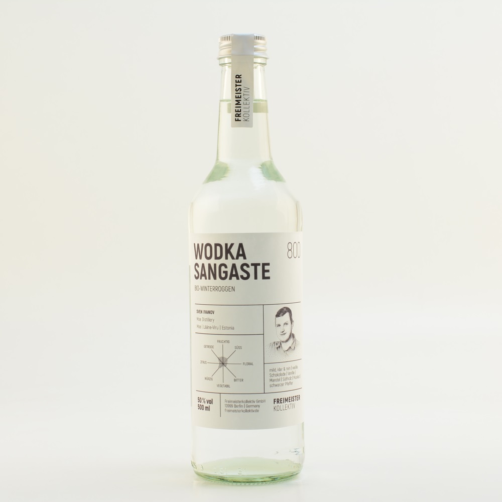 Freimeister Wodka BIO Sangaste 50% 0,5l