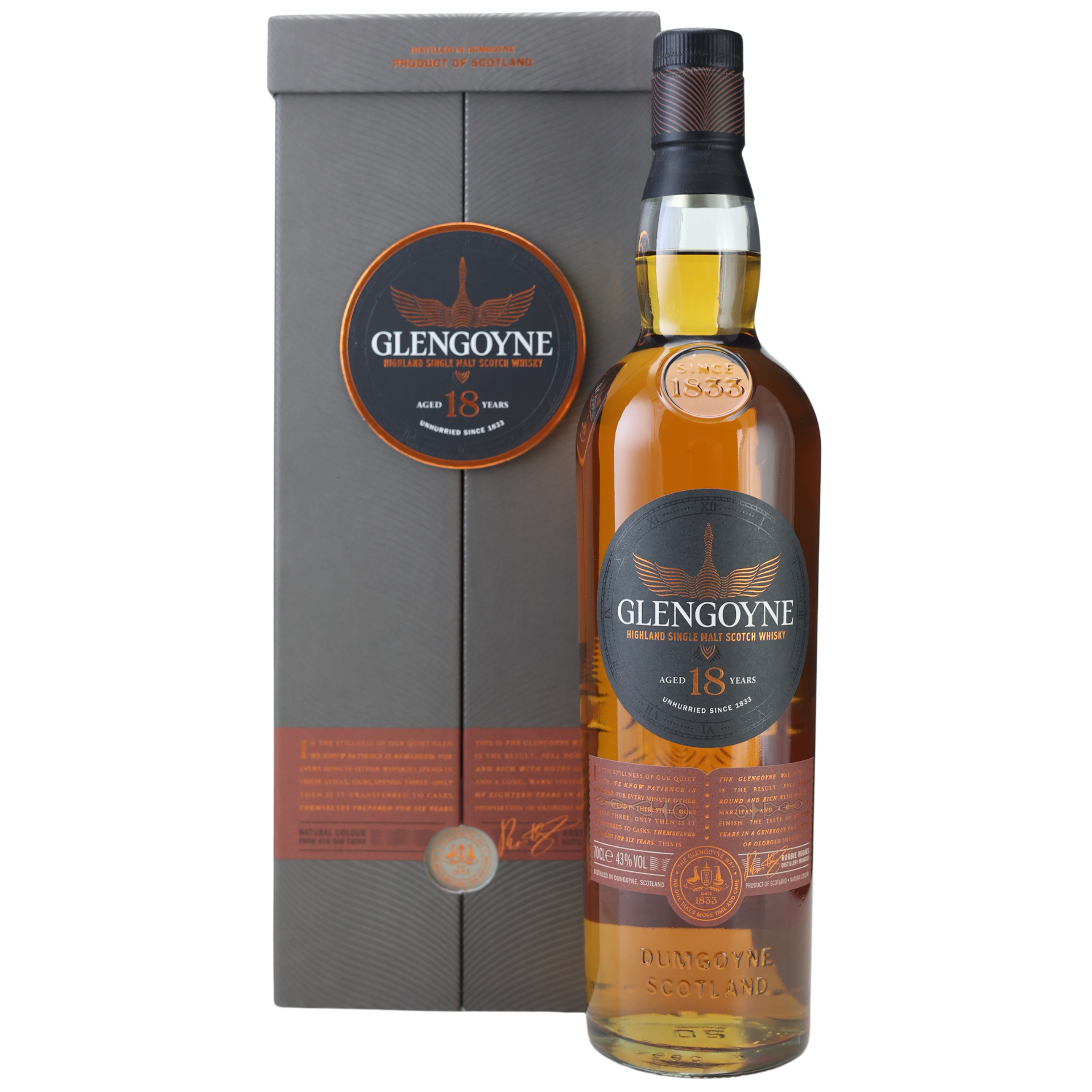 Glengoyne 18 Jahre Highland Whisky 43% 0,7l