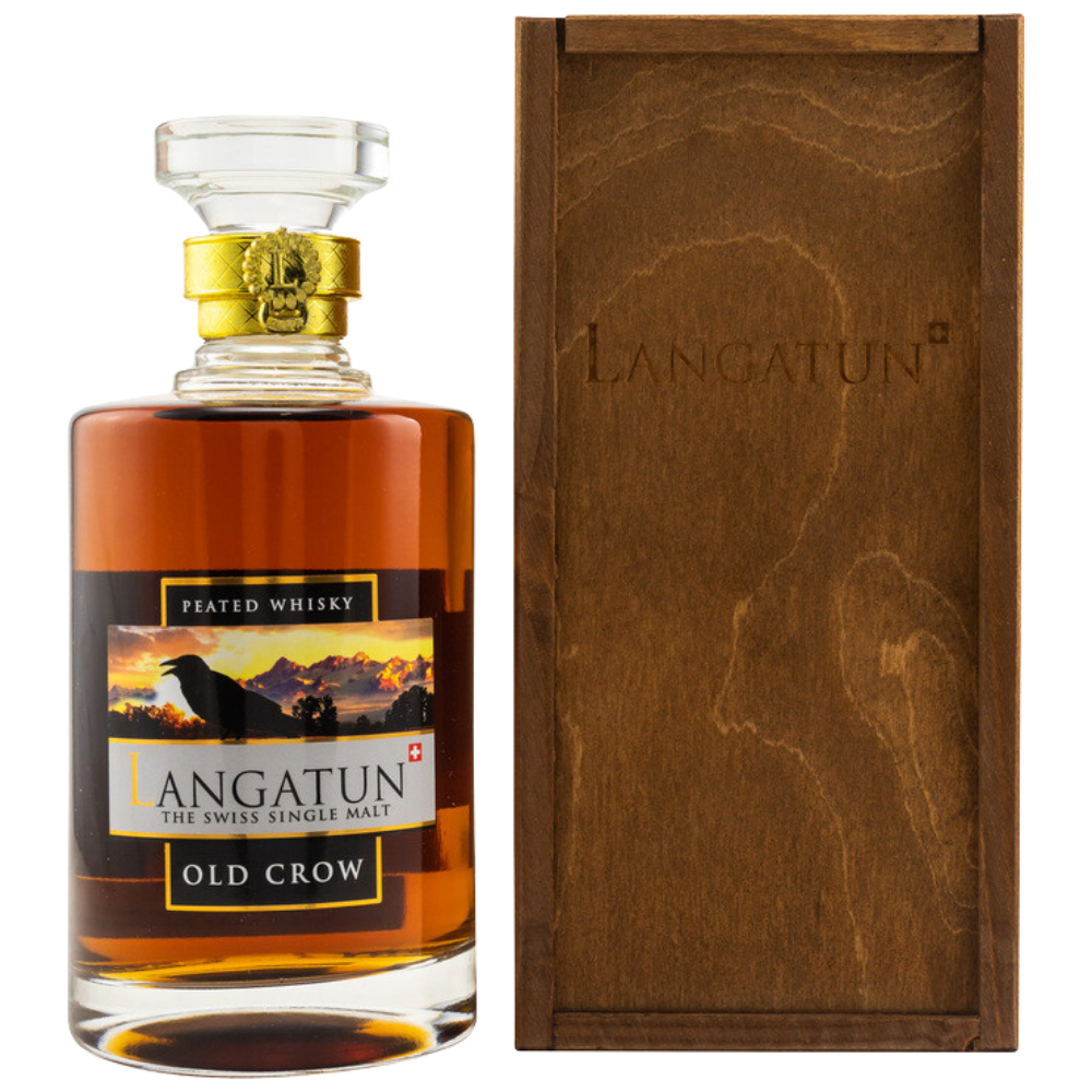 Langatun Old Crow Peated Single Malt Whisky 46% 0,5l