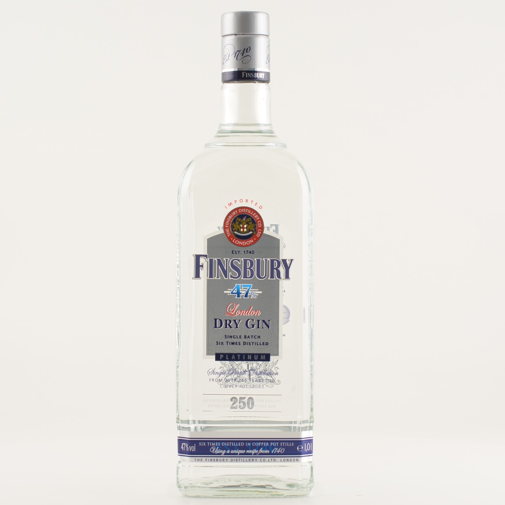 Finsbury 47 Platinum London Dry Gin 47% 1,0l