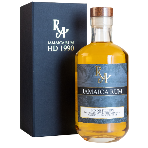 Rum Artesanal Jamaica High Ester (HD) 1990/2021 57,8% 0,5l