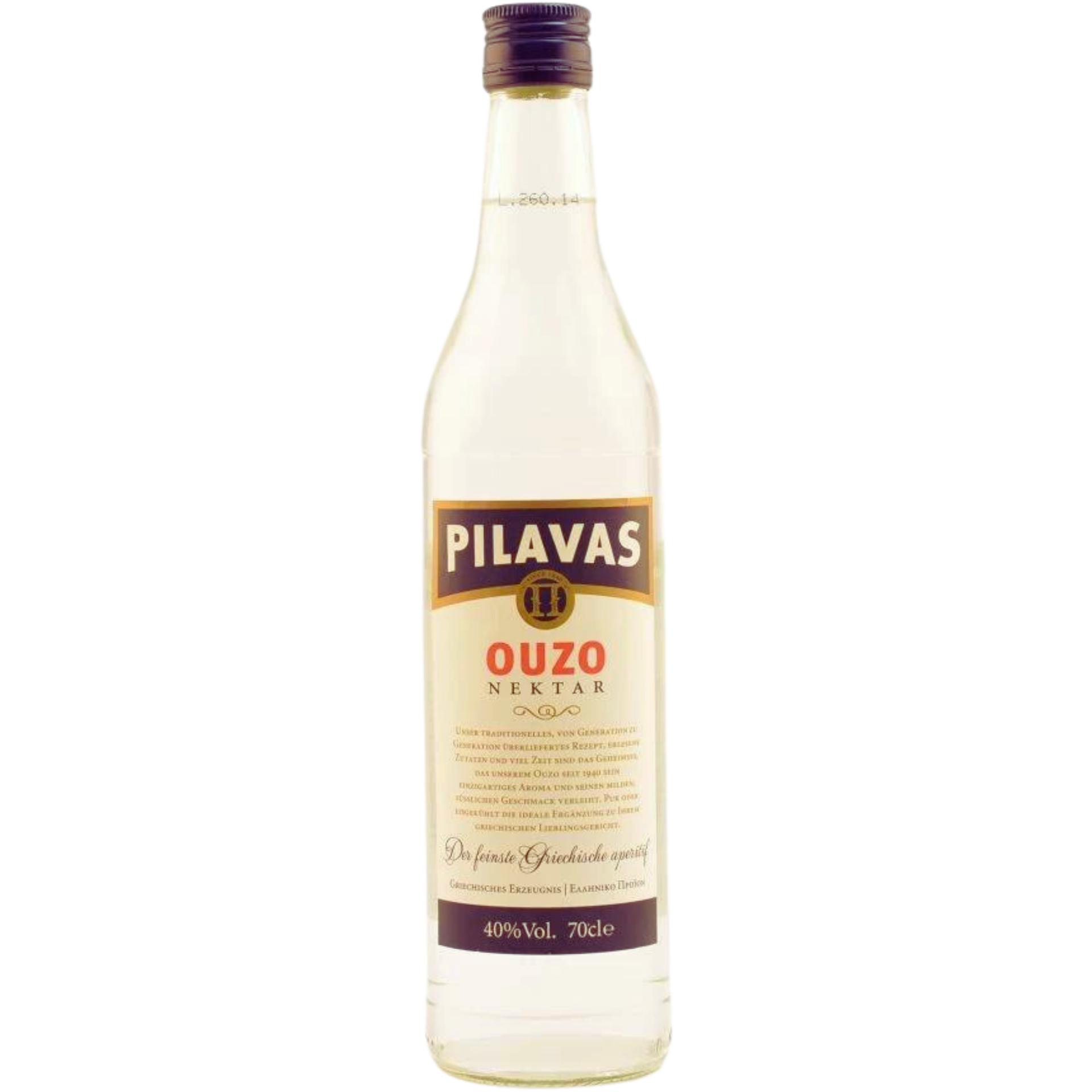 Ouzo Nektar Pilavas 40% 0,7l